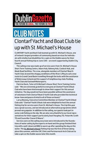 Clontarf Sailing Club 2019