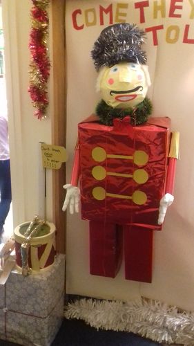 Drummer boy Christmas Door 2019
