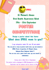 SMH Oral Health Week poster competition flyer Childrens.PNG