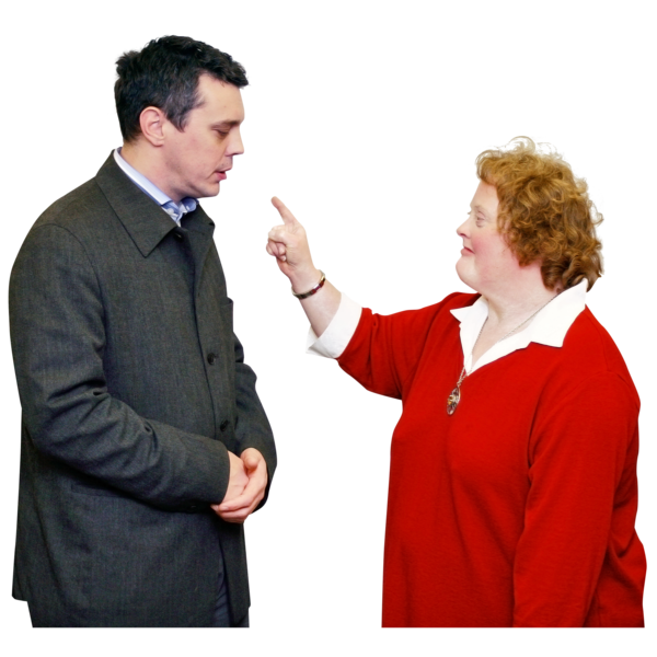 an image of someone complaining