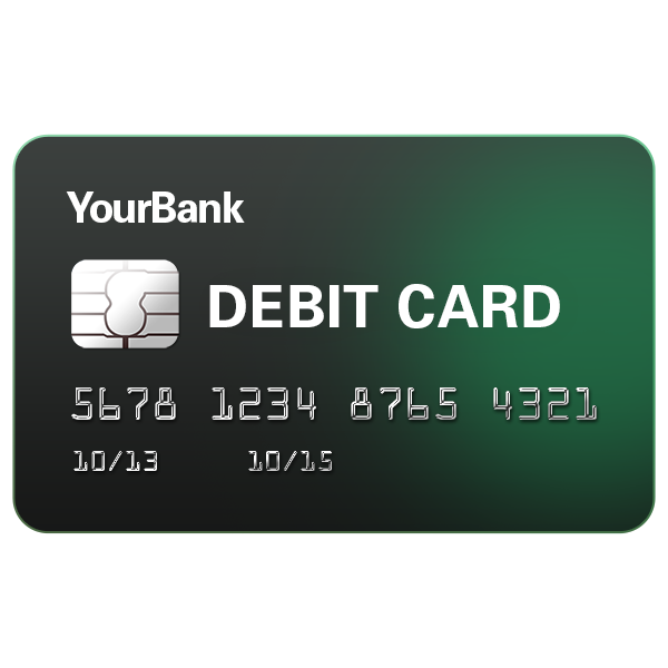 an image of a debit card