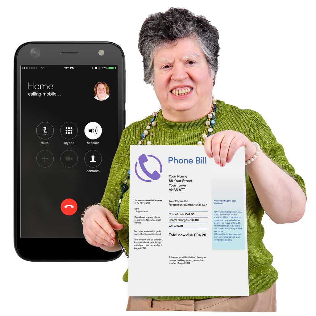 Phone Bill Woman 1