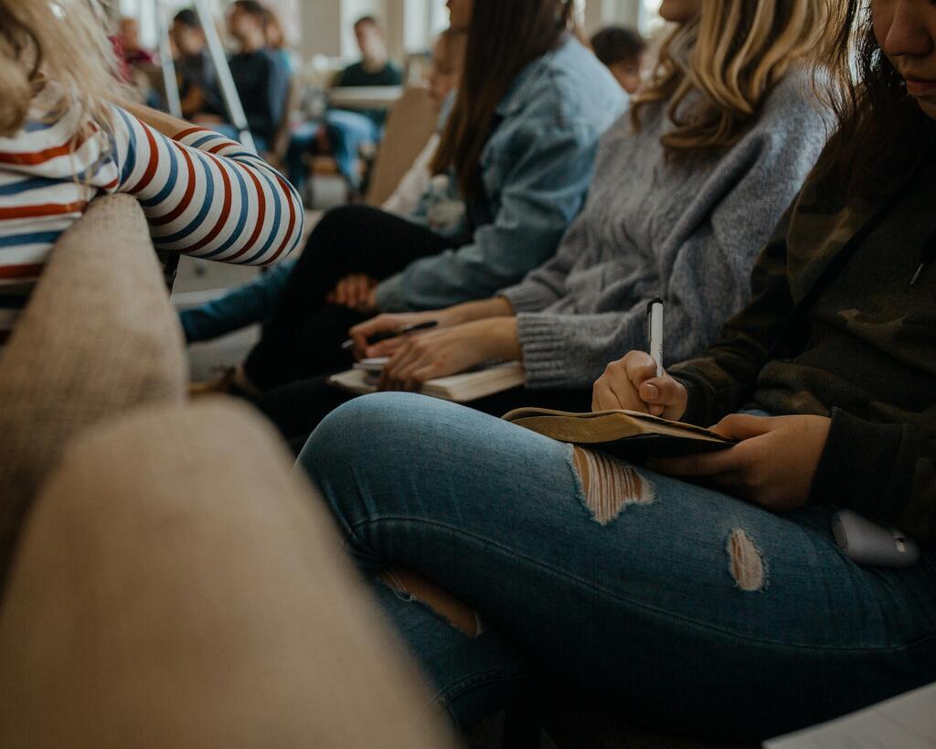 People in meeting