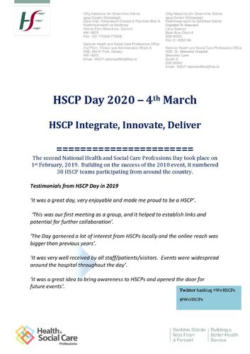 HSCP Day 2019 Testimonials