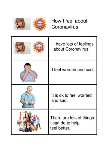 How I feel about Coronavirus (worries sad) 