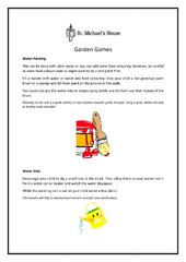 St.Michael's House Movement Games- Garden Games