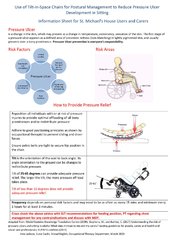 Postural Management to Reduce  Risk of Pressure Ulcer Development (tilt)