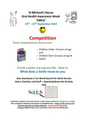 Oral Health Week - Competition Flyer
