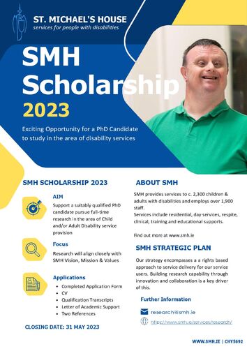 SMH Scholarship Flyer 2023