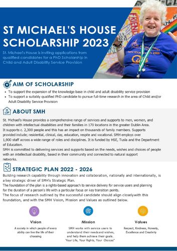 SMH Scholarship 2023 Brochure Email